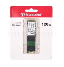 Твердотельный диск 120GB Transcend MTS820, 3D NAND, M.2, SATA III[R/W - 560/500 MB/s]