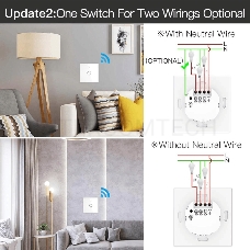 Выключатель MOES Gang Smart Switch ZS-B-EU3, Zigbee, 95-250 В
