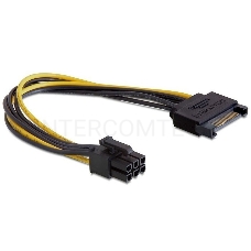 Разветвитель питания Cablexpert CC-PSU-SATA, SATA->PCI-Express 6pin, для подключения в/к PCI-Е (6pin) к б/п ATX