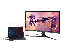 Монитор ASUS 31.5 ROG Strix XG32VC VA LED изогнутый, ProGaming, 2560x1440, 1ms, 400cd/m2, 3000:1, 178°/178°, HDMI, DP, USB Type-C, 170Hz, HDR 400, FreeSync, Tilt, Swivel, HAS, VESA, Black, 90LM03S0-B04170