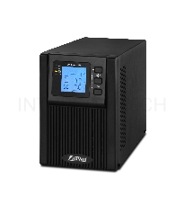 Источник бесперебойного питания PowerMan Online 1000 PLUS (1000ВА/800Вт, Online-Double conversion/LCD Display/USB/Software/RJ11/45,RS-232)