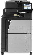 МФУ HP Color LaserJet Enterprise Flow M880z, цветной лазерный принтер/сканер/копир/факс A3+, 46 ppm, 1200dpi,1,5Gb,5trays100+4*500 ,Duplex,ADF200,Enc.HDD320Gb,PS,USB/GigEth/FIH/HI P,JetLink,LCD8i,KensLock,1y warr, замена CE664A CM6030, CE665A CM6030f, Q39