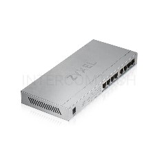 Коммутатор Zyxel GS1008HP Switch PoE +, 8xGE PoE +, tabletop, metal, silent, budget PoE 60 W