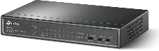 Коммутатор 9-port 10/100Mbps unmanaged switch with 8 PoE+ ports, compliant with 802.3af/at PoE, 65W PoE budget, support 250m Extend Mode, Priority mode and Isolation mode, desktop mount, plug and play.