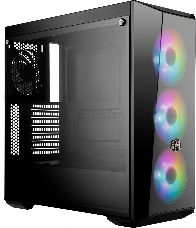 Корпус без блока питания Cooler Master MasterBox 5 Lite RGB, USB 3.0 x 2, 1xFan, 3x120mm ARGB Fan, Black, Splitter cable + Controller, ATX, w/o PSU