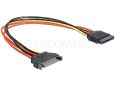 Удлинитель кабеля питания SATA Cablexpert CC-SATAMF-01, 15pin(M)/15pin(F), 30см