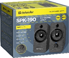 Акустическая система DEFENDER 2.0 SPK-190 BLACK 65190