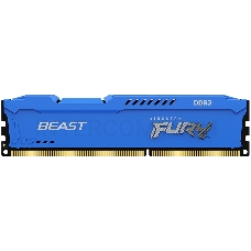 Память оперативная Kingston 4GB 1600MHz DDR3 CL10 DIMM FURY Beast Blue