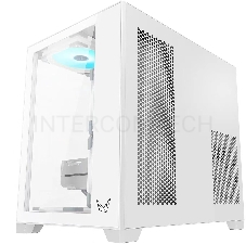 Корпус Formula Crystal Z5 белый без БП mATX 11x120mm 2xUSB2.0 1xUSB3.0 audio bott PSU