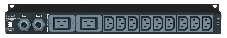 Автоматический ввод резерва ELEMY RACK ATS, 1U, 220В, 32А, OLED, Ethernet, in (2) IEC309, out (2) C19 (9) C13