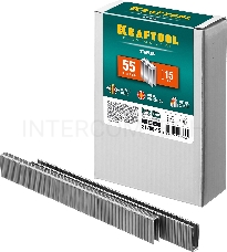 Скобы узкие тип 55 (5000 шт; 15 мм) для степлера Kraftool 31789-15