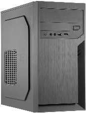 Корпус Foxline FL-702, mATX, 1x5.25EXT, 1x3.5EXT, 2x3.5INT, 2xUSB3.0, HDA, w/o FAN, w/450W ATX PSU, w/1.2m EU pwr cord