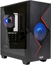 Корпус GameMax Cyclops BR без БП (Midi Tower, ATX, Черно-красн.,1*USB2.0 + 1*USB3.0, 2*120мм)