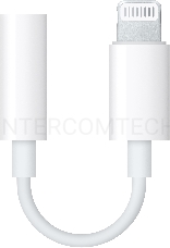 Переходник Apple для iPhone 7/7 Plus, Jack 3.5mm (m) - Lightning, белый MMX62ZM/A