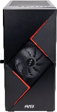 Корпус GameMax Cyclops BR без БП (Midi Tower, ATX, Черно-красн.,1*USB2.0 + 1*USB3.0, 2*120мм)