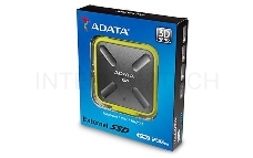 Внешний  твердотельный жесткий диск 3.3 256GB ADATA SD700 External SSD ASD700-256GU31-CYL USB 3.1 Gen 1, 440/440, IOPS 32/19K, MTBF 2M, 3D V-NAND TLC, 256MB, 200TBW, DWPD, IP68, Yellow, RTL