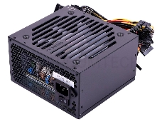 Блок питания Aerocool VX PLUS 500 RGB <500W, (20+4+4+4) pin, (6+2) pin, 3xSATA, 3xMolex, FDD, 12 см, подсветка, кабель п