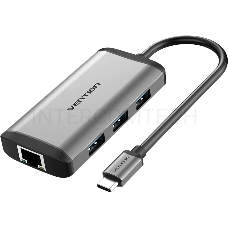Мультифункциональный хаб Vention USB Type C 6 в 1 (CNCHB)