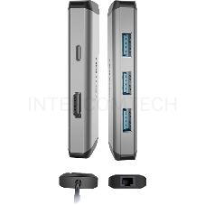 Мультифункциональный хаб Vention USB Type C 6 в 1 (CNCHB)