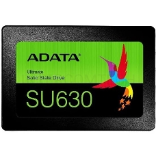Накопитель SSD ADATA 240GB SU630SS Client SSD ASU630SS-240GQ-R SATA 6Gb/s, 520/450, IOPS 30/65K, MTBF 1.5M, 3D QLC, 50TBW, RTL