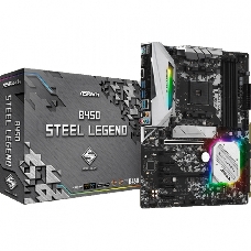 Материнская плата ASRock B450 STEEL LEGEND AM4, B450, 4*DDR4, HDMI+DP, 4xSATA3 6.0, M.2 Socket, 4xUSB 3.2, 2xUSB 2.0, Type-C, ATX