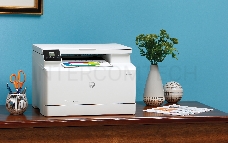 МФУ HP Color LaserJet Pro MFP M182n (7KW54A), принтер/сканер/копир, (А4, чб./цвет 16стр/мин., USB B, LAN)