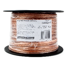 Акустический кабель Cablexpert CC-TC2x2,5-50M, прозрачный,  50 м, на катушке