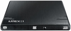 Внешний Привод  DVD±RW LITE-ON eBAU108-11 (USB, Slim, Black, RTL) USB 2.0