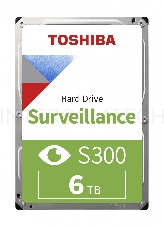 Жесткий диск TOSHIBA HDWT860UZSVA/HDKPB06Z0A01S S300 Surveillance 6ТБ 3,5 5400RPM 256MB SATA-III