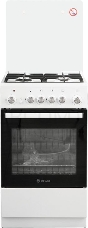 Комбинированная плита De Luxe 5040.41гэ(кр)чр белый
