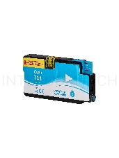Струйный картридж Sakura CZ130A (№711 Cyan) для HP, голубой, 26 мл.
