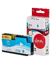 Струйный картридж Sakura CZ130A (№711 Cyan) для HP, голубой, 26 мл.