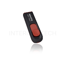 Флеш Диск AData 16Gb C008 AC008-16G-RKD USB2.0 красный