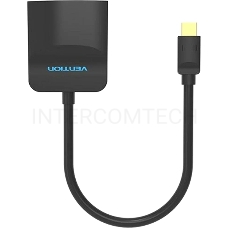 Адаптер-переходник Vention mini DisplayPort 20M > HDMI F Чёрный (HBCBB)