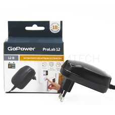 З/У для свинцово-кислотных аккумуляторов 12V GoPower ProLab 12 1.0A (1/100)