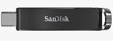 Флеш накопитель 32GB SanDisk CZ460 Ultra Type-C, USB Type-C, Black