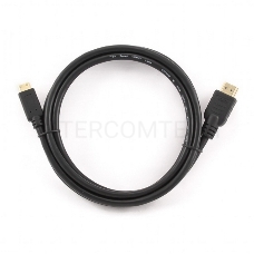 Кабель HDMI-miniHDMI Gembird/Cablexpert , v1.4, 19M/19M, 1.8м, 3D, Ethernet, черный, позол.разъемы, экран, пакет(CC-HDMI4C-6)