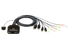 Переключатель ATEN 2 PORT USB DP KVM SWITCH.