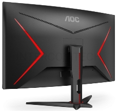 МОНИТОР 31.5 AOC C32G2ZE Black-Red (VA, изогнутый, 1920x1080, 240Hz, 1 ms, 178°/178°, 300 cd/m, 80M:1, +2xHDMI 2.0, +Di