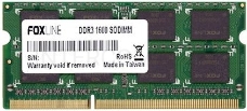 Модуль памяти Foxline SO-DIMM DDR3L 8GB  1600  CL11  (512*8) 1.35V