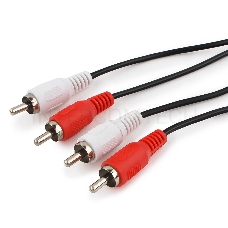 Кабель аудио Cablexpert CCA-2R2R-10M, 2xRCA / 2xRCA, 10м