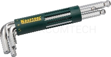 Набор KRAFTOOL EXPERT 27431-2_z01  длинные с шариком.держатель-рукоятка.HEX 2-10мм.8 пред