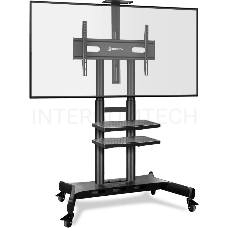 Стойка для телевизора с кронштейном ONKRON TS1881 50-86, мобильная, чёрная