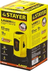 Нивелир лазерный STAYER SLL-1, 10м, точн. +/-0,5 мм/м [34960]