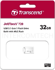 Флеш Диск Transcend 32GB JetFlash 720S (Silver) USB 3.1