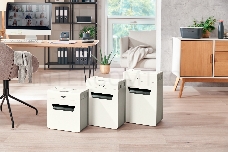 Шредер Leitz IQ PROTECT Premium 4M белый (секр.P-5)/фрагменты/4лист./14лтр./скрепки/скобы