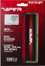 Модуль памяти Patriot DIMM DDR4 32GB Memory Viper 4 Series  (2 x 16GB) 3200MHz (PC4-25600) Dual Module Kit