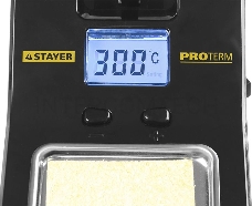 Паяльная станция STAYER 55370  profi цифровая с жк дисплеем диапазон 160-520°c шаг 10°c 48Вт