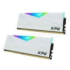 Модуль памяти 16GB ADATA DDR4 3200 DIMM XPG SPECTRIX D50 RGB White Gaming Memory AX4U32008G16A-DW50 Non-ECC, CL16, 1.35V, Heat Shield, Kit (2x8GB), RTL