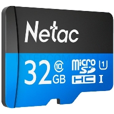 Флеш карта microSDHC 32GB Netac P500 <NT02P500STN-032G-S>  (без SD адаптера) 80MB/s